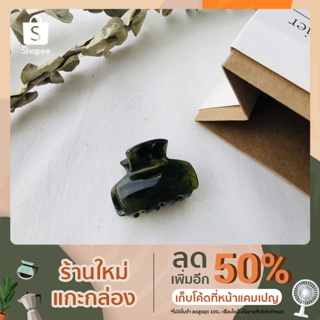 กิ๊บหนีบผมอะคริลิคหินอ่อน สไตล์วินเทจ ขนาด 3.5x5 cm