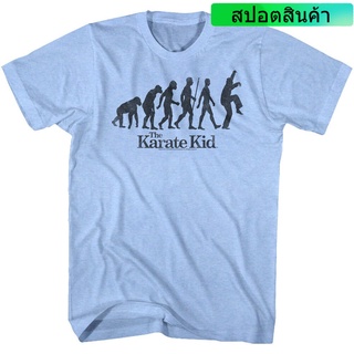 เสื้อยืด พิมพ์ลาย Karate Kid Crane Kick Evolution Cobra Kai Daniel-San Miyagi Fight สําหรับผู้ชาย