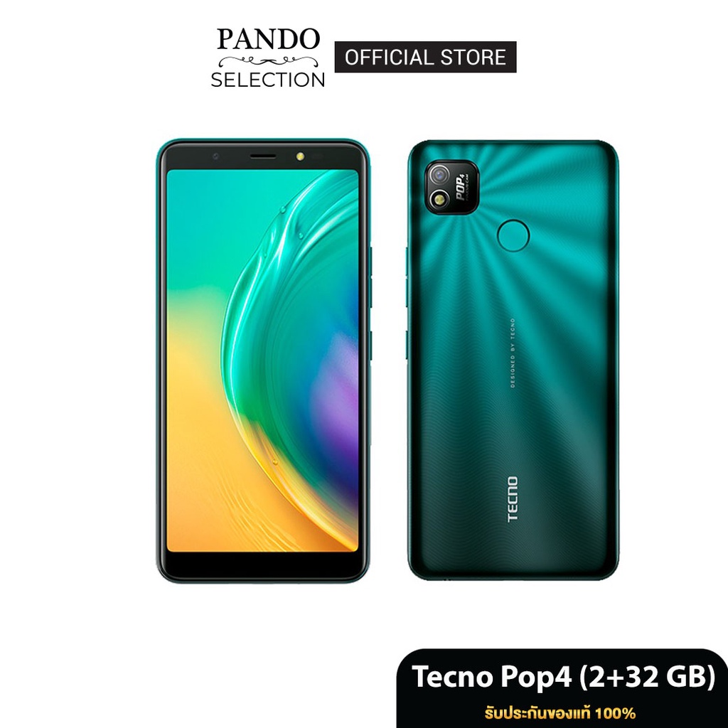 Tecno Mobile Pop4 2 32gb สมาร ทโฟน แบตเตอร 5 000 Mah ประก นศ นย ไทย 13เด อน Shopee Thailand