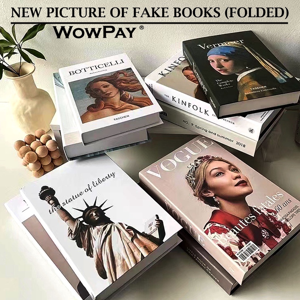 Fake Dummy Book Home Decorative Book Office Nordic Aesthetic Prop Photoภายในโต๊ะทํางานจอแสดงผล