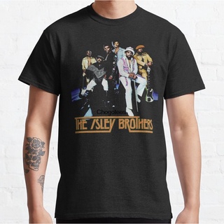 เสื้อยืดผ้าฝ้ายพิมพ์ลายแฟชั่น ขายดี เสื้อยืดลําลอง แขนสั้น พิมพ์ลาย Isley Brothers 2 Cnofhn19Khhfj23 สไตล์คลาสสิก สําหรั