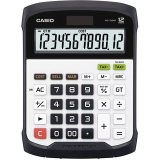 WD-320MT เครื่องคิดเลข Casio ชนิดกันน้ำ 12 หลัก ของแท้ ของใหม่ ประกันศูนย์