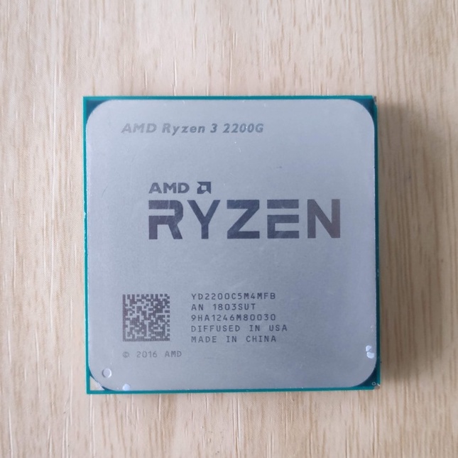 CPU AMD RYZEN 3 2200G 3.5 GHz. มือสอง