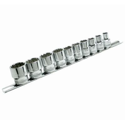 Astro Products ชุดบ๊อกซ์อเนกประสงค์ 3/8DR 10ชิ้น 8-22mm / Multi Spline Socket Set 3/8DR 8-22mm