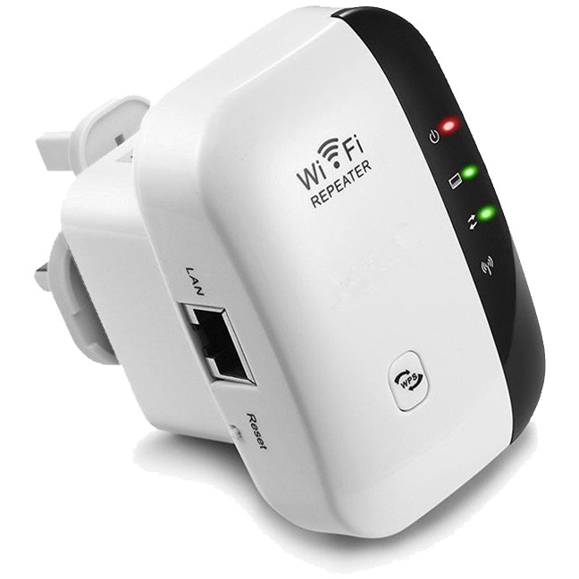 WiFi repeater ตัวขยายสัญญาณไวไฟ ตัวรับสัญญาณ WiFi ตัวดูดเพิ่มความแรงสัญญาณไวเลส 300Mbps