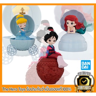 กาชาปองลิขสิทธิ์ของแท้Gashapon 500Y Capchara Heroine Doll Stories Cinderella/Mulan/Ariel