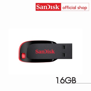 SanDisk CRUZER BLADE USB แฟลชไดร์ฟ 16GB Black, USB2.0 (SDCZ50-016G-B35) #1