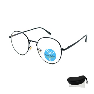 ALP แว่นกรองแสง Computer Glasses กรองแสงสีฟ้า 95% ทรงหยดน้ำ สินค้าขายดี รุ่น E032 พร้อมอุปกรณ์