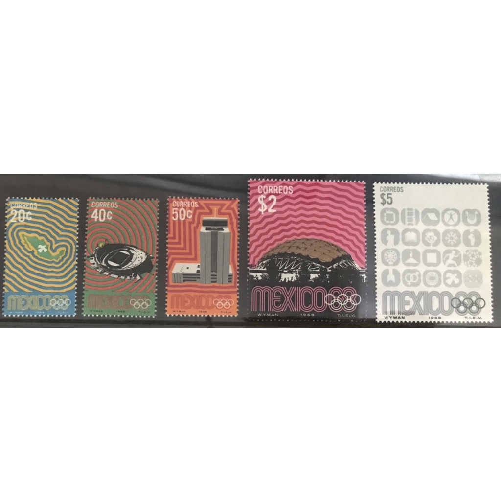 ชุดเเสตมป์ประเทศ Mexico