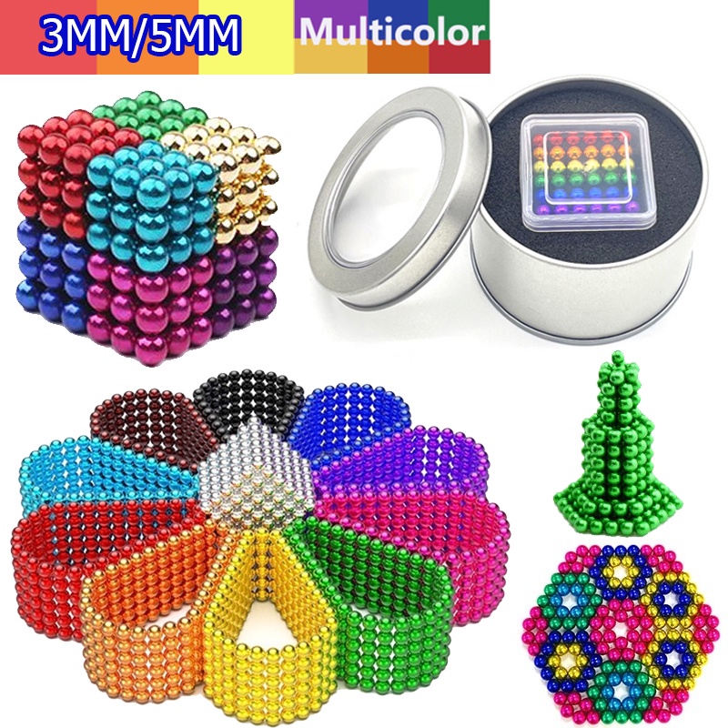 📣พร้อมส่ง📣ของเล่นเสริมพัฒนาสำหรับเด็ก ของเล่นแม่เหล็ก ลูกปัดแม่เหล็ก  Buck Ball บอลแม่เหล็ก