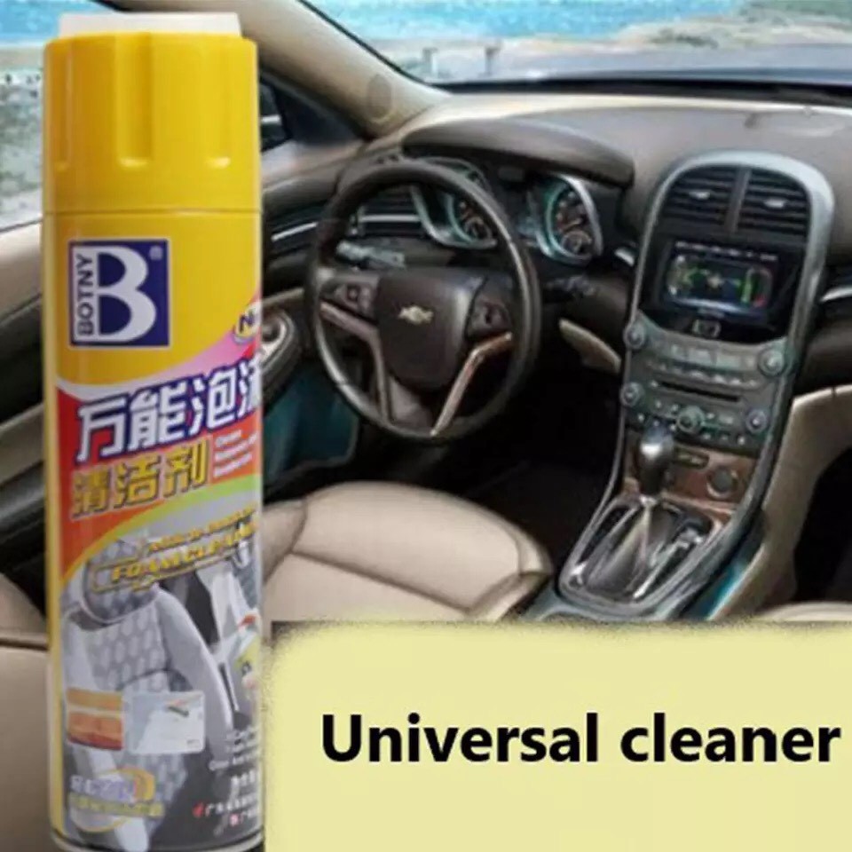 สเปรย์ โฟมทำความสะอาดอเนกประสงค์ Haoshun multifunction universal foam cleaner leather upholstery foa