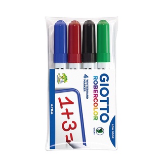 GIOTTO Robercolor Whiteboard Markers ปากกาไวท์บอร์ด แบบชุด 4 สี