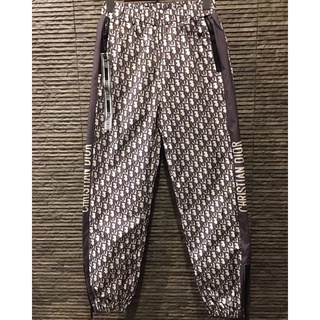 กางเกงขายาว ดิออร์ Pants OBLIQUE PRINT SHORT  สวยๆใส่สบาย ถ่ายสดจากสินค้าจริง100% Size S / M / L