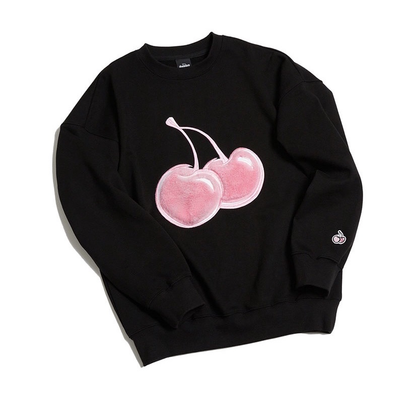 KIRSH 🍒  aristocats big cherry ( พร้อมส่งสีดำ ) เสื้อกันหนาว sweater kirsh