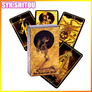 ★Cod★The Qedavian Tarot Game Tarot Divination English party Board Games Card♦Syk♦