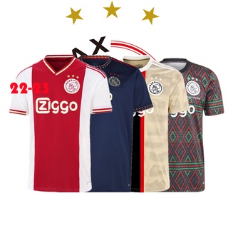 เสื้อกีฬาแขนสั้น ลายทีมชาติฟุตบอล Ajax Home jersey 3RD 2022 23 คุณภาพสูง สําหรับผู้ชาย ผู้ใหญ่