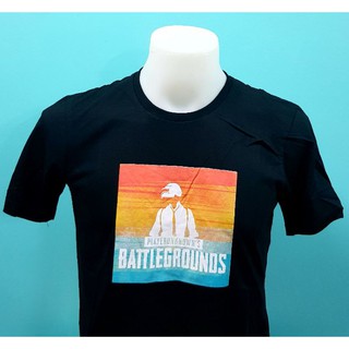 เสื้อ PUBG เสื้อยืดcotton100%สวมใส่สบายใส่ได้ทุกเพศทุกวัย