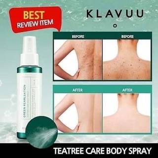 สเปรย์ฉีดสิวหลัง Klavuu Green Pearlsation Tea Tree Care Body Spray 100ml