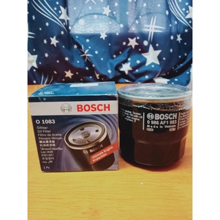 Bosch ไส้กรองน้ำมันเครื่อง สำหรับ CHEVROLET OPTRA , AVEO , HYUNDAI รหัส O 1083