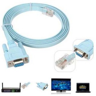 สายแปลงRS232 db9 Female to RJ45 Male cable 1.5 เมตร