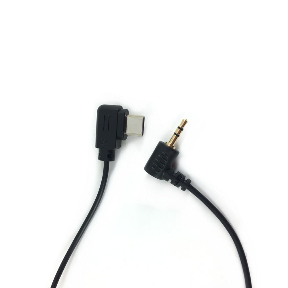 Usb-c ถึง 2.5 มม.รีโมทคอนโทรล RSS สําหรับ DJI Ronin SC RSC2 RS4 RS3 RS2 Ronin-SC & Canon EOS R RP M5 M6 80D 77D 800D TYPECtoE3
