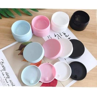 กระปุกครีม2ชั้นสีพาสเทล พร้อมส่ง