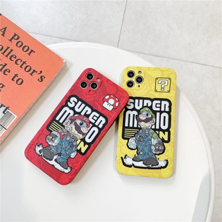 เคสไอโฟน เคสซิลิโคน iPhone 14 Pro Max 14 Plus iPhone 13 Pro Max iPhone 12 Pro Max 11 Pro Max Cartoon Super Mario ซูเปอร์มาริโอ Silicone Case