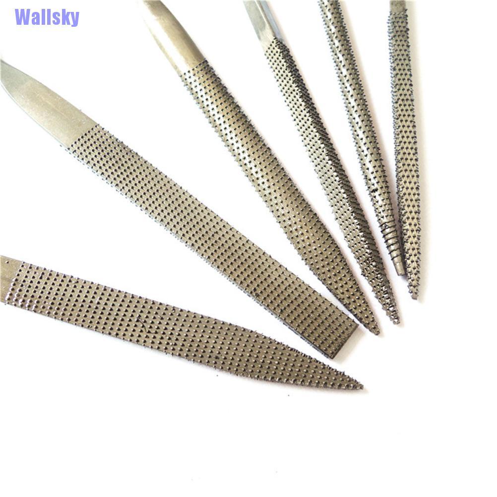 Wallsky ชุดเครื่องมือแกะสลักไม้ 5X140 มม. 6 ชิ้น - wallsky.th - ThaiPick