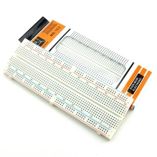 Protoboard 830 Points MB-102 MB102 Breadboard Solderless PCB Bread Board Test DIY โฟโต้บอร์ด 400 point