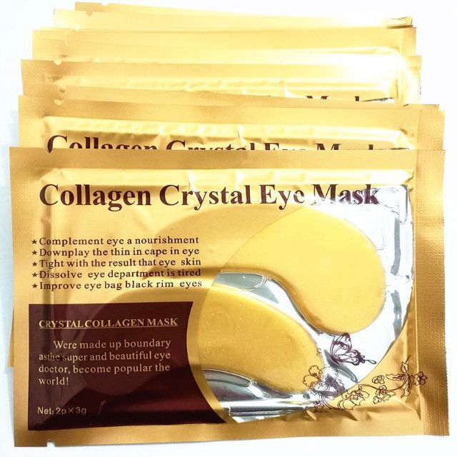 มาร์คใต้ตา💫 มาร์คบำรุงใต้ตาทองคำ Collagen Crystal EyE Mask 💫