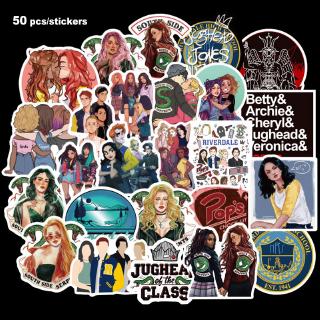 Riverdale สติกเกอร์กันน้ำรูปแบบที่แตกต่างกัน, 50 ชิ้น