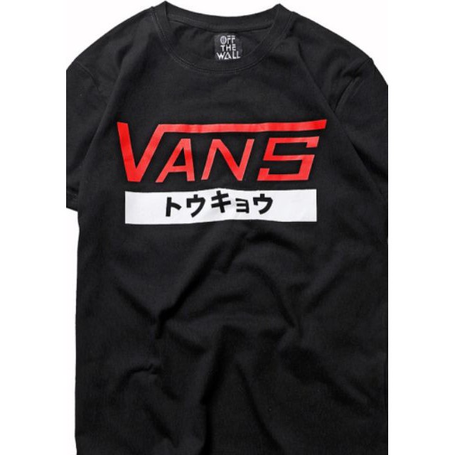 🔥 Vans Limited Edition เสื้อยืดสไตล์ญี่ปุ่นสําหรับผู้ชาย 🔥