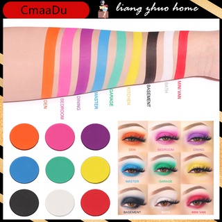 Cmaadu พาเลทอายแชโดว์ ชิมเมอร์ เนื้อแมตต์ กลิตเตอร์ 9 สี