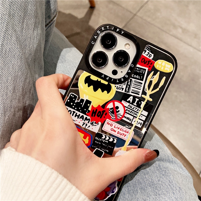 CASETiFY เคสโทรศัพท์มือถือ Tpu กันกระแทกลายมาร์เวลสําหรับ Iphone 13 Pro Max 12 11 Pro Xr X Xs 7/8 Plus Se2020 #8