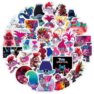 Trolls สติกเกอร์กันน้ำรูปแบบที่แตกต่างกัน, 50 ชิ้น