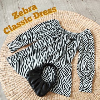 Zebra classic dress  #Set138