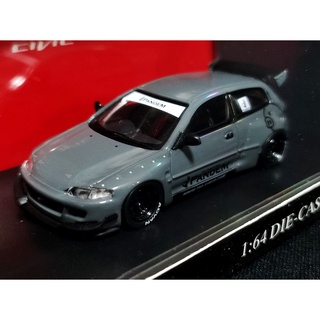 โมเดลรถ3d Honda civic 3door spoon 1/64 โมเดลรถ Honda civic EG6 spoon 1:64 โมเดลรถของขวัญ ราคา ok