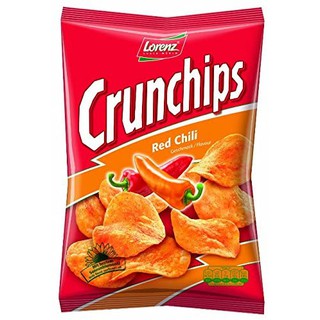 Lorenz Crunchips Red Chilli 100g. ลอเรนซ์ ครั้นช์ชิป รสเผ็ด  100 กรัม