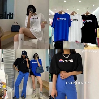 PEPSI TEE✨เสื้อยืดคอกลม สกรีนลายPepsi