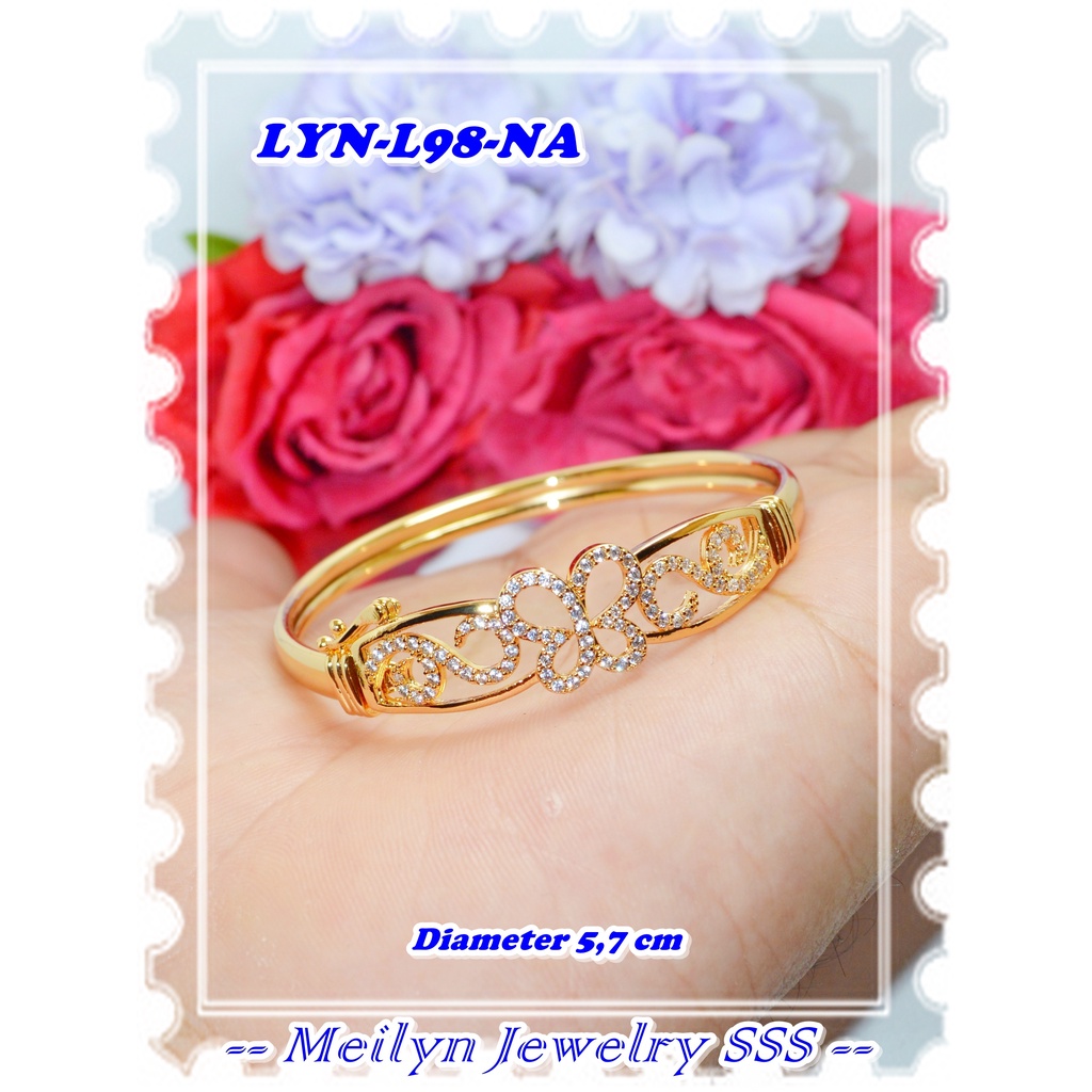 LYN Original Meilyn Brand กําไลข้อมือชุบทอง 18K