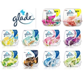 Glade scented gel เกลด เซ็นท์เต็ด เจลหอมปรับอากาศ หอมสดชื่น 180g.