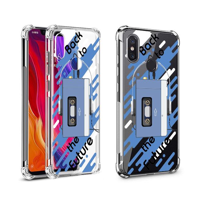 เคส สำหรับ Xiaomi Mi 8 Anti-Shock Protection TPU Case [Back to the Future]