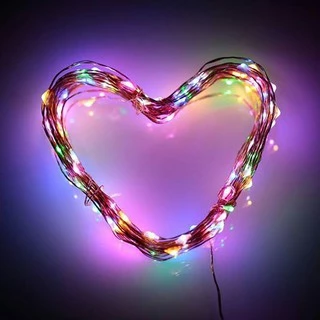 ไฟตกแต่ง LED 50 ดวง หยดน้ำ ใช้ถ่าน AA 3ก้อน 5เมตร หลายสี ไม่แถมถ่าน