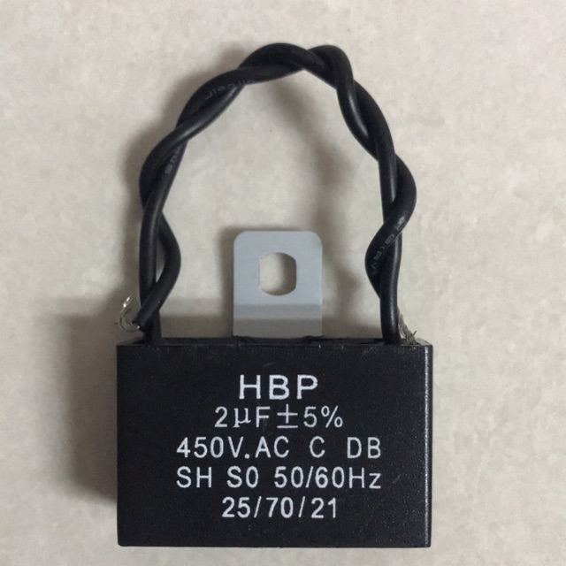คาปาซิเตอร์ 2uf 450V Capacitor พัดลม