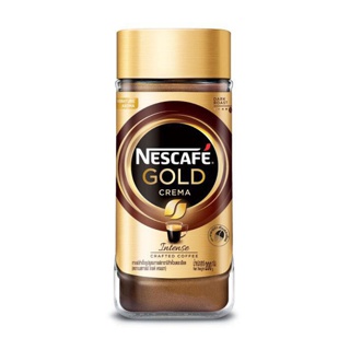 [ขายดี] Nescafe Gold Crema เนสกาแฟโกลด์ เครมา อินเทนส์ 200 กรัม แบบขวด