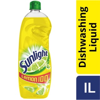 น้ำยาล้างจาน Sunlight กลิ่น Lemon ขนสด 1 ลิตร