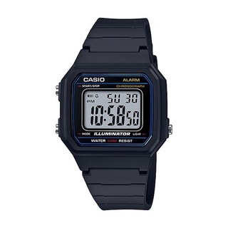 สมาร์ทวอทช์ นาฬิกาจักรกล Casio Standard นาฬิกาข้อมือผู้ชาย สายเรซิ่น รุ่น W-217H,W-217H-1A,W-217H-1AVDF,W-217H-9A,W-217H