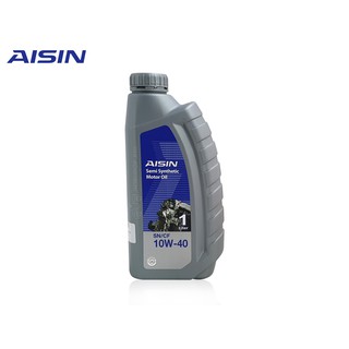 AISIN น้ำมันเครื่องกึ่งสังเคราะห์ เครื่องยนต์เบนซิน AISIN 10W-40 1ลิตร Semi Synthetic