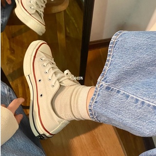 Converse Chuck Taylor Allstar 1970s Ox รองเท้าผ้าใบลําลอง ข้อสั้น สีขาว สไตล์คลาสสิค -1562