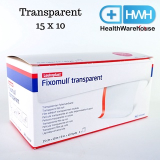 Fixomull Transparent 15 x 10 cm แผ่นฟิล์มใสกันน้ำชนิดม้วน